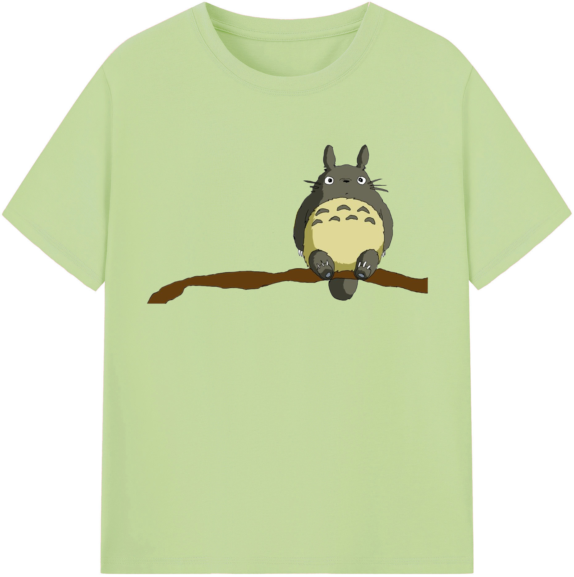 （画像用） となりのトトロ 草壁メイ 草壁サツキ My Neighbor Totoro Satsuki Kusakabe Mei Kusakabe 綿100％半袖Tシャツ（フロントプリント）